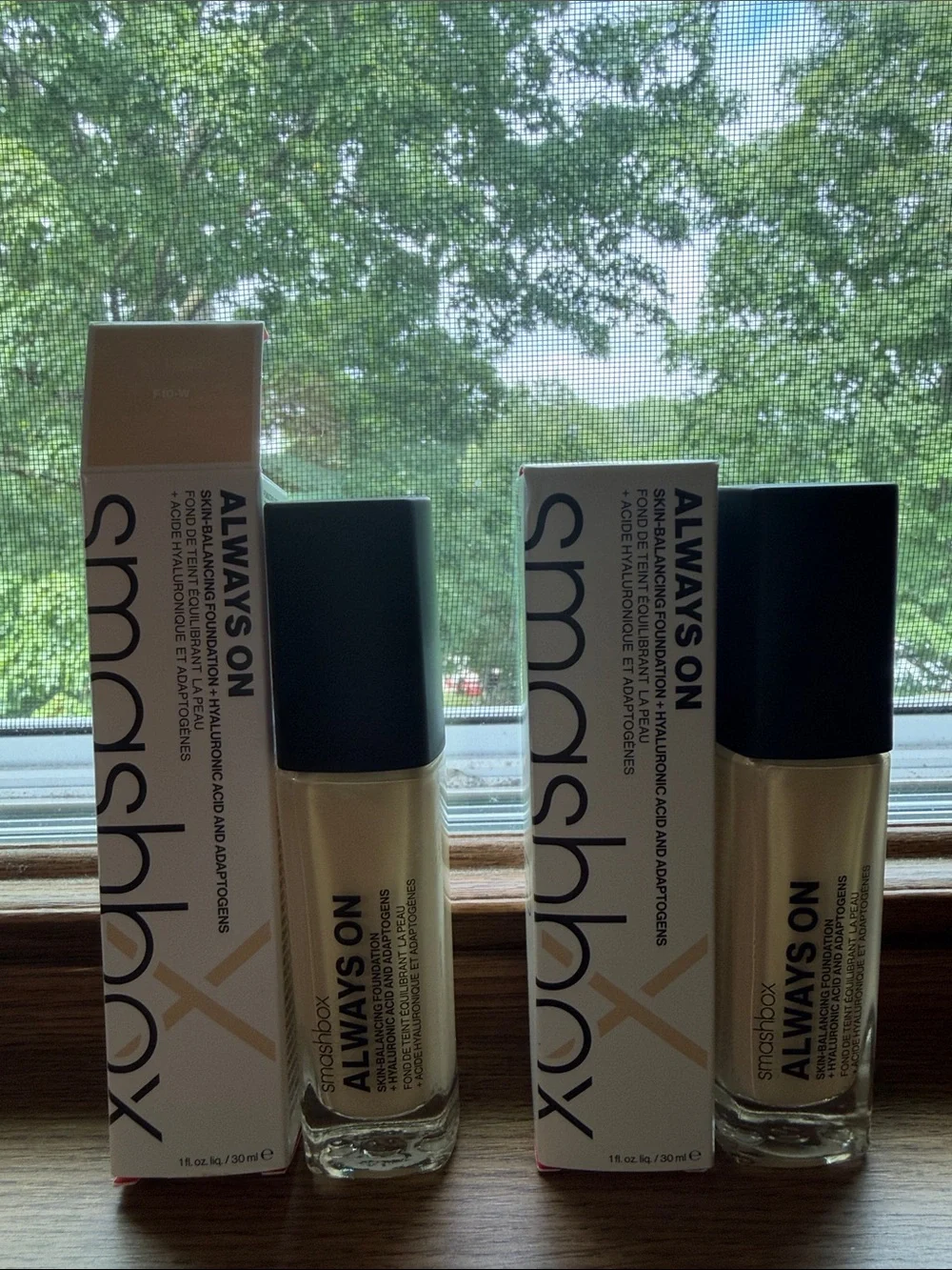 Smashbox Always On Skin-Balancing Foundation - Light Beige, 2 bottles bundle